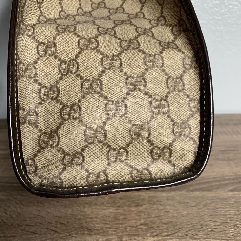 ❤️❤️Sold❤️❤️Gucci mono Pvc leather hobo bag - Picture 3 of 12